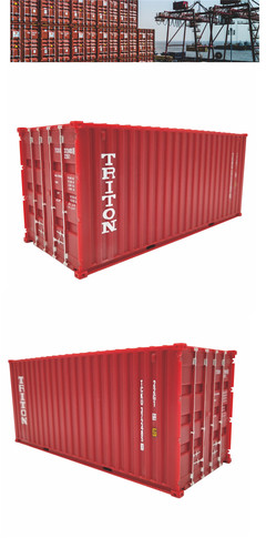 TRITON海神租箱1:35仿真集装箱模型 海艺坊定制精工再现